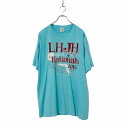 【中古】【古着】 COMFORTCOLORS 半袖 プリント Tシャツ XL ブルー コンフォートカラーズ フロリダ ヴィンテージ ストリート 古着卸 アメリカ...