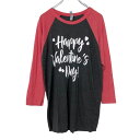 【中古】【古着】 NEXT LEVEL APPAREL 長袖 プリント Tシャツ M ブラック レッド ホワイト ロンT ロングTシャツ 古着卸 アメリカ仕入 ...
