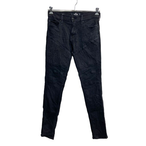 【中古】【古着】 HOLLSTER デニムパンツ W30 スキニー ブラック 古着卸 アメリカ仕入 2307-1026 【中古】【古着】 HOLLSTER デニムパンツ W30 スキニー ブラック 古着卸 アメリカ仕入 2307-1026