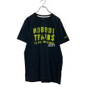 【中古】【古着】 NIKE 半袖 プリント Tシャツ S ブラック グリーン ナイキ ロゴ スポーツ 古着卸 アメリカ仕入 a507-6441