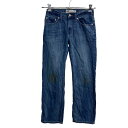 【中古】【古着】 Levi's 505 デニムパンツ W26 リーバイス レディース レギュラー ブルー 古着卸 アメリカ仕入 2307-1059