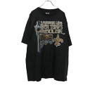 【中古】【古着】 NFL 半袖 プリントTシャツ XL ブラック ビッグサイズ アメフト スポーツ 古着卸 アメリカ仕入 a507-6555