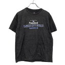 【中古】【古着】 Majestic 半袖 プリントTシャツ L グレー ホワイト ブルー マジェスティック MLB 野球 カンザスシティ 古着卸 アメリカ仕入 ...