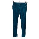 【中古】【古着】 WALLFLOWER デニムパンツ W27 レディース グリーン 古着卸 アメリカ仕入 2307-1233