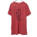 【中古】【古着】 BELLA + CANVAS 半袖 キャラクター Tシャツ M レッド ブラック ベラ キャンバス ディズニー ミッキーマウス 古着卸 アメリ...