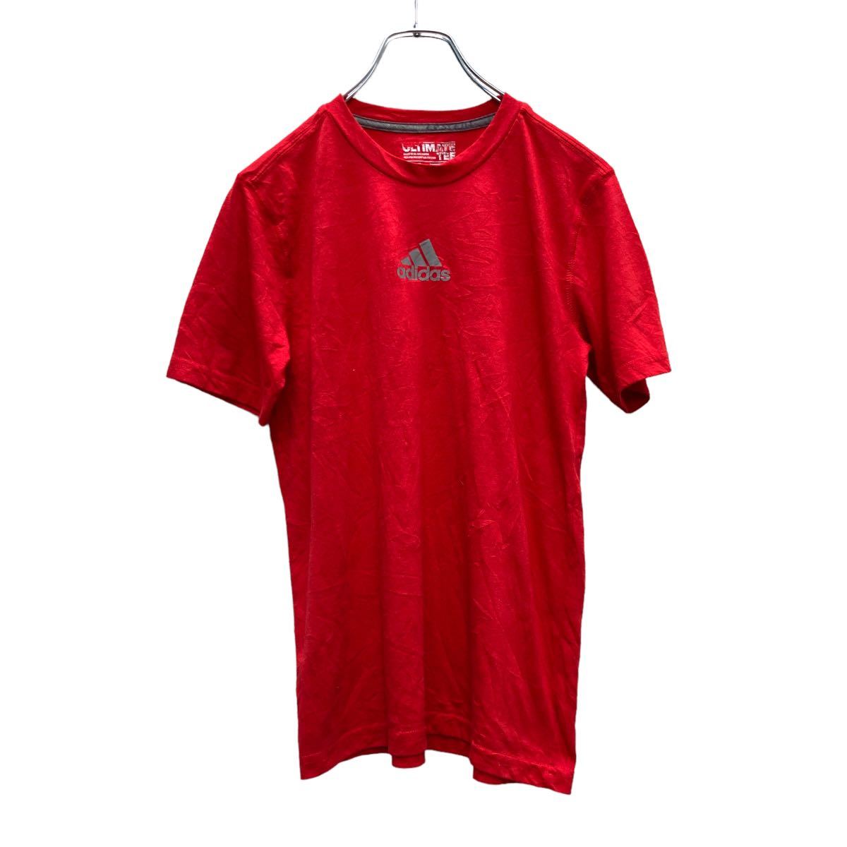 【中古】【古着】 adidas 半袖 プリントTシャツ キッズLサイズ アディダス スポーツ 赤 レッド 古着卸 アメリカ仕入 a507-6792