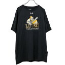 【中古】【古着】 UNDER ARMOUR 半袖 プリントTシャツ L〜 ブラック シルバー イエロー アンダーアーマー 古着卸 アメリカ仕入 a507-682...