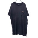 【中古】【古着】 Dickies 半袖 ロゴ Tシャツ 2X ネイビー ディッキーズ ビッグサイズ ポケット ストリート ワーク 古着卸 アメリカ仕入 a508...