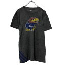【中古】【古着】 adidas 半袖 プリントTシャツ L グレー イエロー ブルー アディダス 古着卸 アメリカ仕入 a508-5068