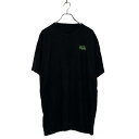 【中古】【古着】 プリント Tシャツ XL~ ブラック グリーン ワニ クロコダイル シンプル ユニセックス 古着卸 アメリカ仕入 a508-5112