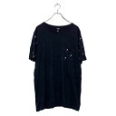 【中古】【古着】 H&M プリントTシャツ XL ブラック ホワイト エイチアンドエム ヤシの木 胸ポケット ビッグサイズ 古着卸 アメリカ仕入 a508-5116