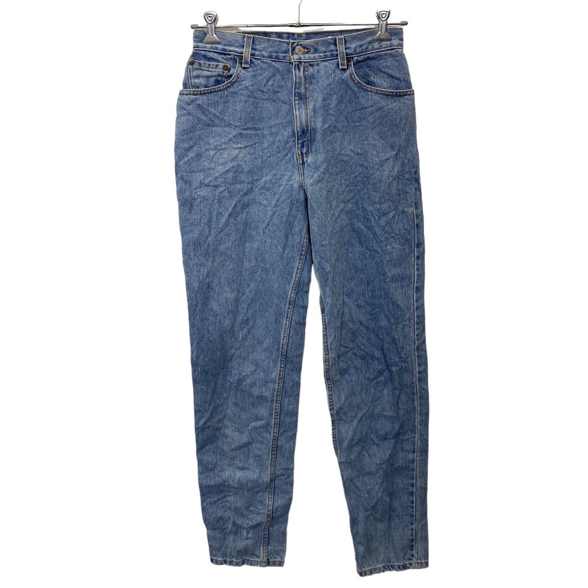 【中古】【古着】 Levi's 550 デニムパンツ W28位 リーバイス レディース テーパード インディゴブルー 古着卸 アメリカ仕入 2308-266