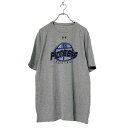 【中古】【古着】 UNDERARMOUR 半袖 ロゴ プリント Tシャツ M グレー アンダーアーマー バスケ スポーツ 古着卸 アメリカ仕入 a508-522...