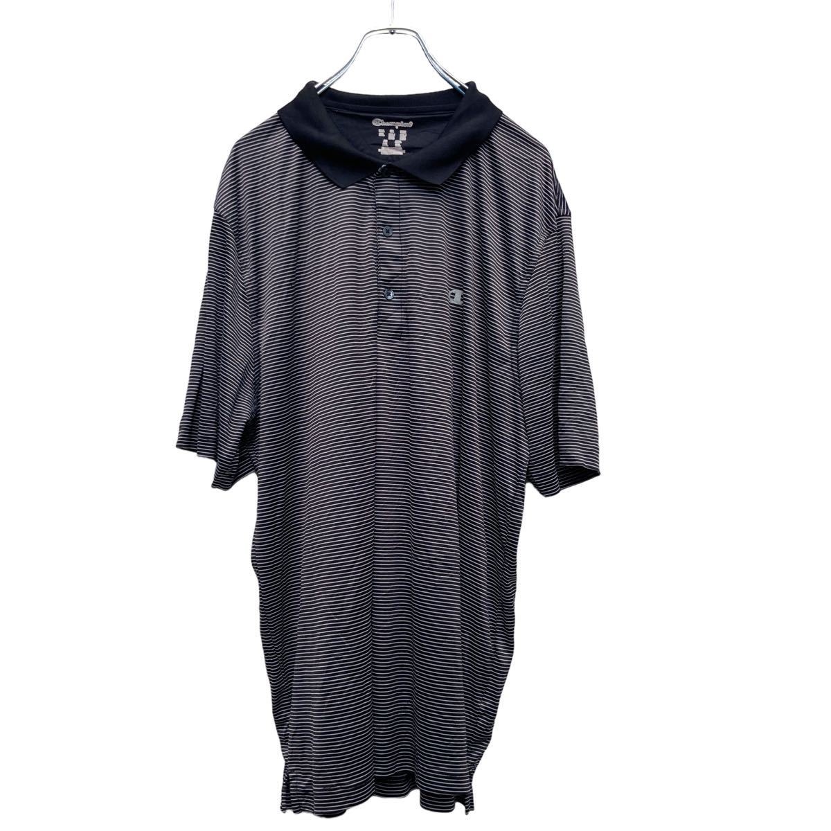 【中古】【古着】 Champion 半袖 ポロシャツ 2XLサイズ ビッグサイズ チャンピオン 速乾性 古着卸 アメリカ仕入 a508-5427