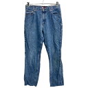 【中古】【古着】 TOMMY HILFIGER デニムパンツ W33 トミージーンズ ブルー 古着卸 アメリカ仕入 2308-449