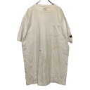 【中古】【古着】 Dickies 半袖 無地 Tシャツ ホワイト XL ディッキーズ ポケット ワーク ストリート 古着卸 アメリカ仕入 a508-5451