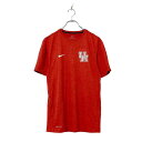 【中古】【古着】 NIKE 半袖 ロゴ プリント Tシャツ S レッド ホワイト ナイキ DRI-FIT スポーツ シンプル UH 古着卸 アメリカ仕入 a50...