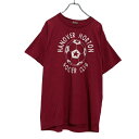 【中古】【古着】 FRUITof the LOOM 半袖 プリント Tシャツ L ボルドー ホワイト フルーツオブザルーム古着卸 アメリカ仕入 a508-564...