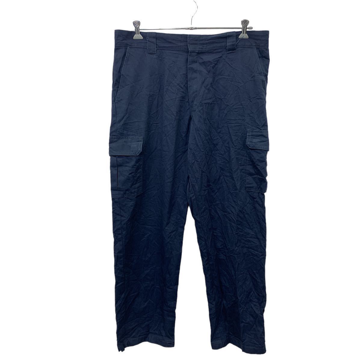 【中古】【古着】 Dickies ワーク・ペインターパンツ W40 ディッキーズ ネイビー ビッグサイズ 古着卸 アメリカ仕入 2308-711