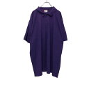 【中古】【古着】 Dickies 半袖 ポロシャツ 2XL パープル ディッキーズ ビッグサイズ 古着卸 アメリカ仕入 a508-5689