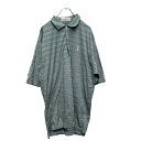 【中古】【古着】 FAIRTAY&GREENE ボーダー XLサイズ ビッグサイズ ゴルフ 緑 グリーン 古着卸 アメリカ仕入 a508-5691