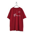 【中古】【古着】 AUGUSTA 半袖 プリント Tシャツ M レッド オーガスタ メキシコ製 バックプリント ヘンリーネック 歯車 古着卸 アメリカ仕入 a5...