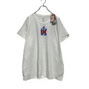 【中古】【古着】 adidas 半袖 プリント Tシャツ XL ホワイト ブルー レッド アディダス スポーツ WNBA バスケ 古着卸 アメリカ仕入 a508...