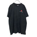 【中古】【古着】 GILDAN 半袖 プリントTシャツ XL ブラック グレー レッド ホワイト ギルダン バックプリント 車 古着卸 アメリカ仕入 a508-...
