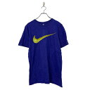 【中古】【古着】 NIKE 半袖 ロゴ プリント Tシャツ M ブルー イエロー ゴールド ナイキ コットン MIX シンプル スポーツ 古着卸 アメリカ仕入 ...