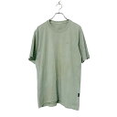 【中古】【古着】 adidas 半袖 ロゴ プリント 刺繍 Tシャツ L~ グリーン アディダス シンプル ユニセックス カジュアル 古着 古着卸 アメリカ仕入...