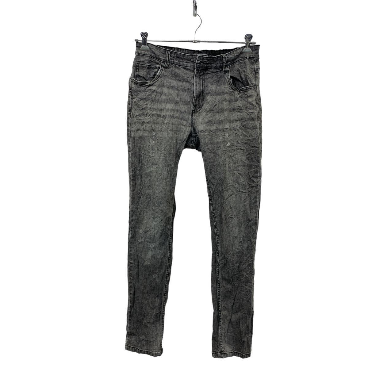 【中古】【古着】 デニムパンツ W32 ブラック ストレッチ 古着卸 アメリカ仕入 2308-837