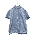 【中古】【古着】 H&M 半袖シャツ Sサイズ エイチアンドエム 青 ブルー 古着卸 アメリカ仕入 a508-6087