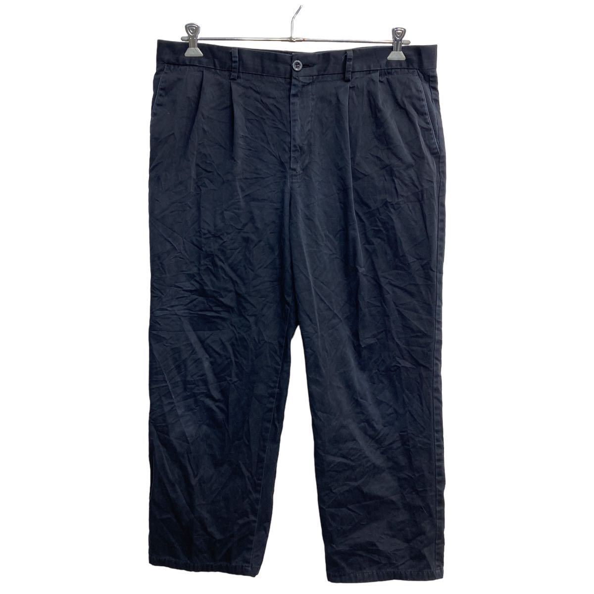 【中古】【古着】 DOCKERS チノパンW38 ドッカーズ ビッグサイズ ブラック 古着卸 アメリカ仕入 2308-1112