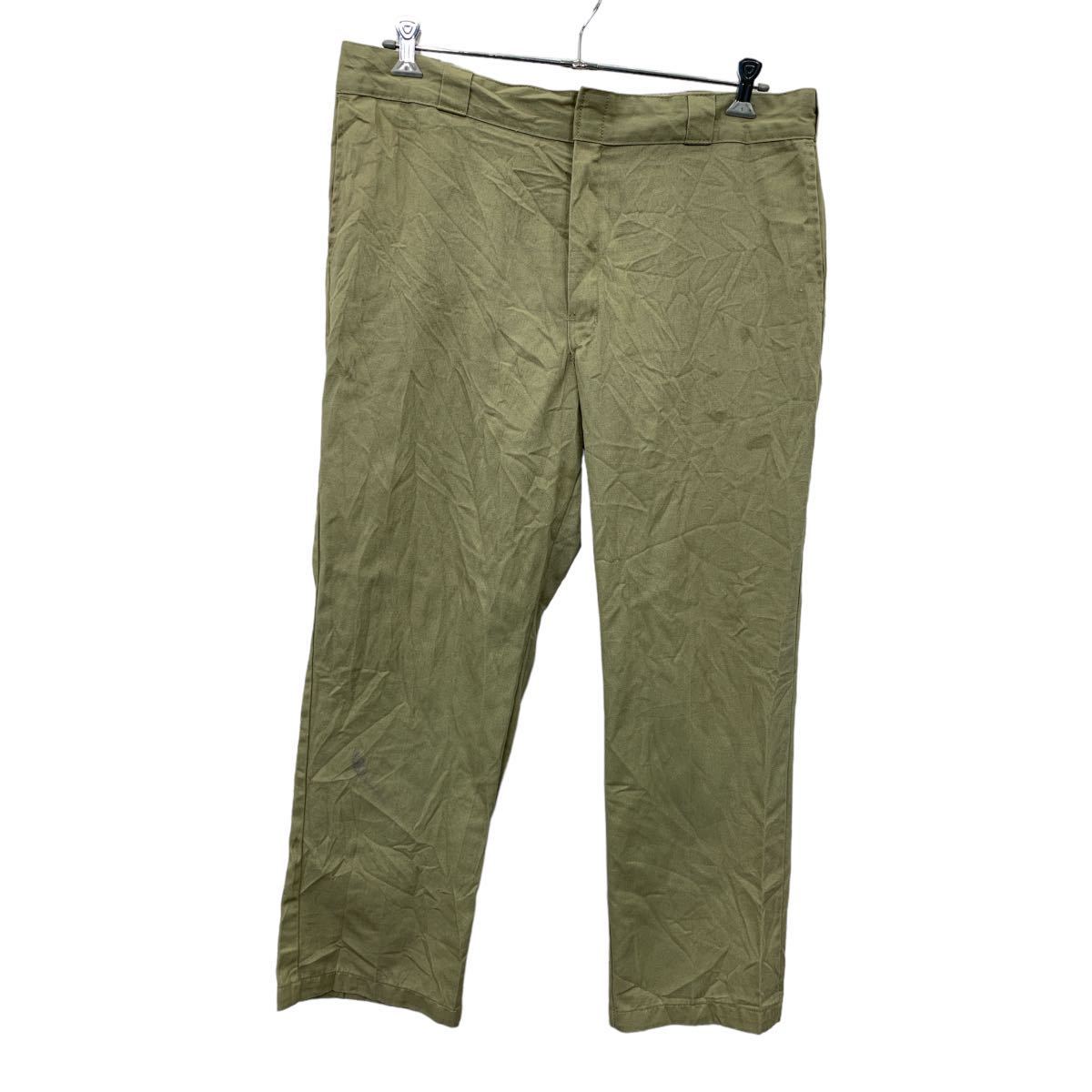 【中古】【古着】 Dickies ワーク・ペインターパンツ W40 ディッキーズ ベージュ 874 ビッグサイズ 古着卸 アメリカ仕入 2308-1189