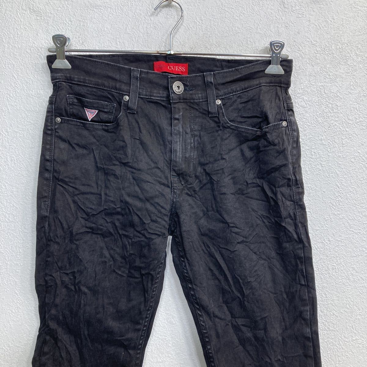【中古】【古着】 GUESS デニムパンツ W31 ゲス スキニー ブラック 古着卸 アメリカ仕入 2308-1338