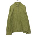 【中古】【古着】 Columbia フリース ジャケット レディース L グリーン コロンビア ハーフジップ ロゴ アウトドア 古着卸 アメリカ仕入 a509-...