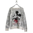 【中古】【古着】 ロンT ロングTシャツ S〜 ホワイト ミッキー ディズニー 古着卸 アメリカ仕入 a509-5560