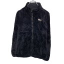 【中古】【古着】 FILA フリースジャケット XS ブラック フィラ 古着卸 アメリカ仕入 a510-5118