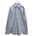 【中古】【古着】 Brooks Brothers 長袖 チェック シャツ 15 1/2 ブルー ブルックスブラザーズ マレーシア製 コットンシャツ 古着卸 アメリカ仕入 a510-5498(4)