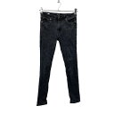【中古】【古着】 JACK& JONES スキニーデニム W29 ジャックアンドジョーンズ ブラック スキニーフィット レディース 古着卸 アメリカ仕入 2310-276