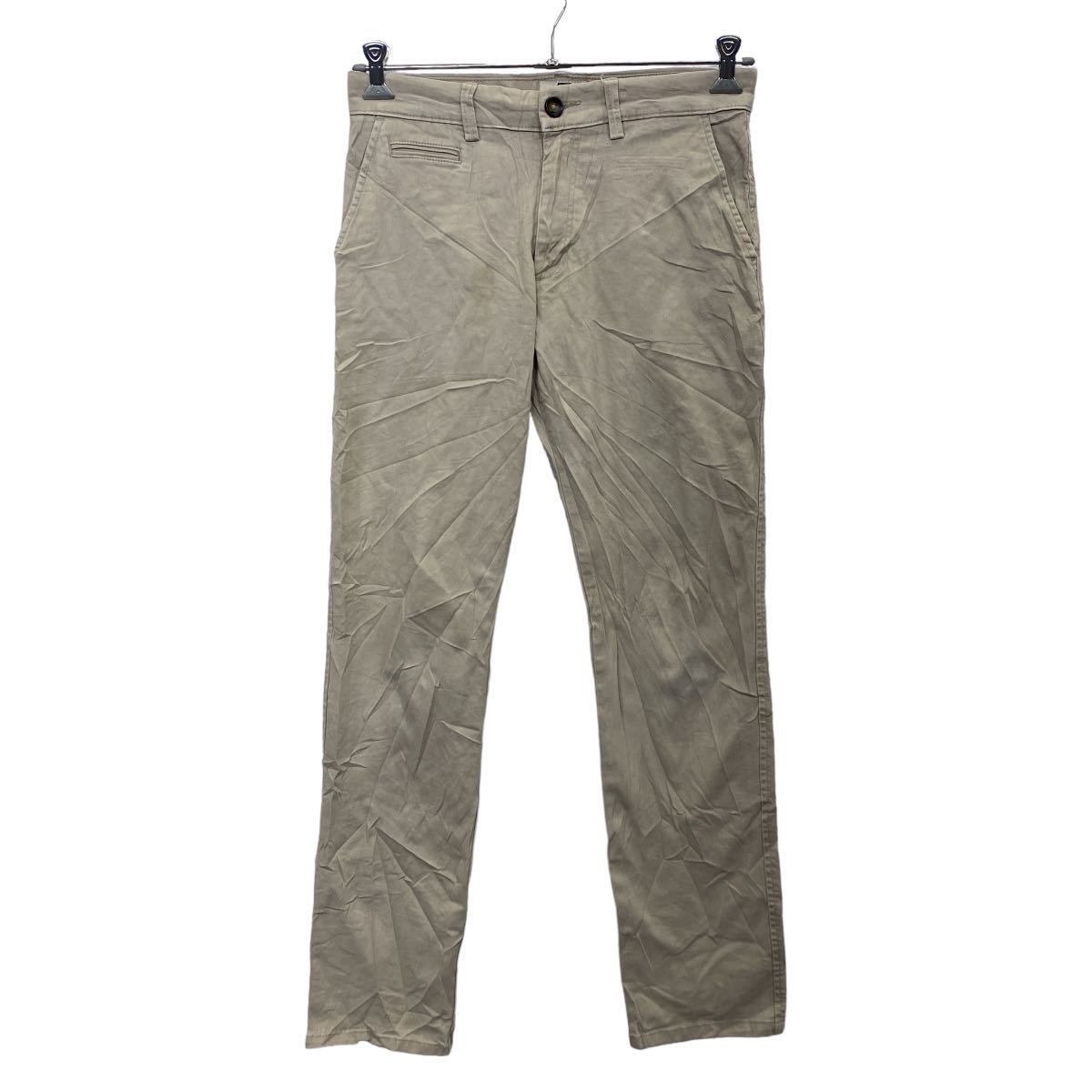 ★★複数点購入の場合は、1点分の送料で同梱発送致します。★★（合計金額が3,980円(税込)以上の場合は、送料無料となります。)商品に興味をもって頂き、誠に有難うございます。恐れ入りますが最後までお読み頂き、ご了承の上ご購入下さい。アメリカから輸入した リー チノパンツ の販売です。【商品説明】※色やデザインは画像をご覧ください。【サイズ】（海外規格の為、基本的には大きめのサイズ感となりますが、詳細は実寸をご参照ください。)サイズ表記にて30×32実寸ウエスト 78cm股下 78cm・素人採寸の為、誤差についてはご容赦下さい。・着用感につきましては普段着用されているものとの実寸を比較して参考にされてください。【状態】状態確認 C ランク品 ややスレがあります。《ランク》A-デッドストックや未使用に近い状態B-使用感はあるが綺麗な状態C-使用感があり多少の汚れがある状態D-使用感があり汚れや破れがある状態（上記ランクは弊社基準でのランク付けとなります。あくまでも参考として頂き、詳細は画像をご確認の上、ご購入ください。また、見落としによる目立たない穴、ほつれ、破れ、汚れ等のダメージ品が混入している場合もございますことをご理解の上、ご購入をお願い致します。）・全体的に使用感はありますが着用に問題はありません。・未洗濯品です。・保管上の折りジワと、ベール品によるシワはご容赦下さい。・状態に特に敏感な方のご購入はご遠慮下さい。※不明な点がありましたらお気軽に、ご質問下さい。【発送】佐川急便で発送します。※（沖縄及び一部離島へはヤマト運輸で発送する場合があります）★★複数点購入の場合は、1点分の送料で同梱発送致します。★★（合計金額が3,980円(税込)以上の場合は、送料無料となります。)【ご注意】・購入後はノークレーム＆ノーリターンにて、お願い致します。（返品は一切お受けできません。）・古着、usedの特性等を充分にご理解頂ける方のご購入に限らせて頂きます。 古着にご理解の無い方、状態に特に敏感な方のご購入はご遠慮下さい。・サイズ感につきましては普段着用されているものとの実寸を比較して参考にされてください。・できるだけ現物に近い色味をお伝えできるように気を付けておりますが、撮影環境や使用するモニターによっては、商品と画像に若干の色誤差が生じますことをご了承ください。【営業について】 誠に勝手ながら、土曜、日曜、祝日、年末年始、ゴールデンウィークはお休みとさせて頂きます。また、お客様へのご対応時間は基本的には営業日の9:00〜17：00までになります。ご対応時間外や休業日にご購入いただいた商品や、ご質問など、頂いたご連絡への返信が滞る場合がございます。ご連絡、発送は休業明けより順次行っていきますのでご了承よろしくお願いいたします。★新商品、毎日大量入荷中です!!!20231018-0
