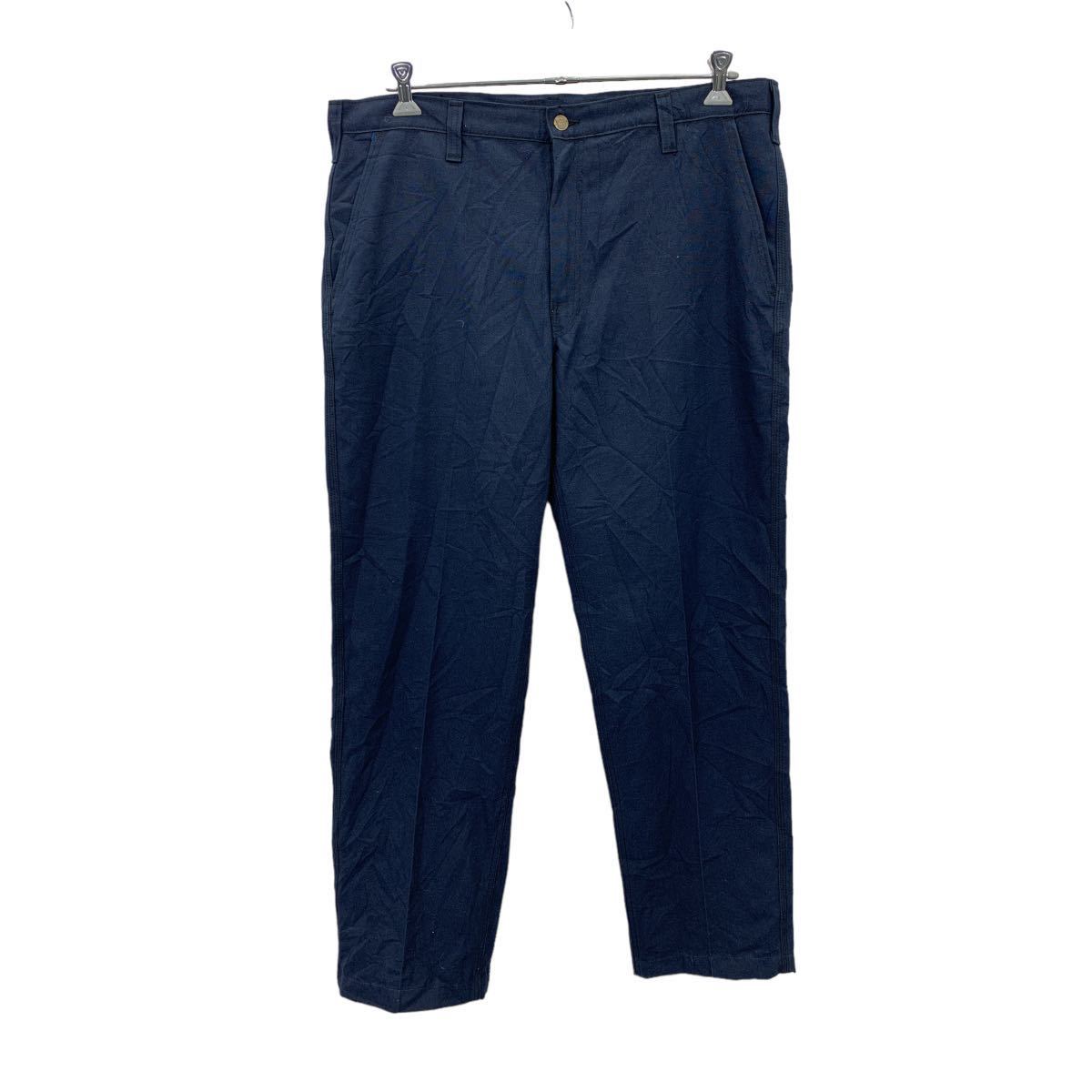 【中古】【古着】 WORKRITE ワークパンツ W40 ネイビー ビッグサイズ USA製 古着卸 アメリカ仕入 2310-382