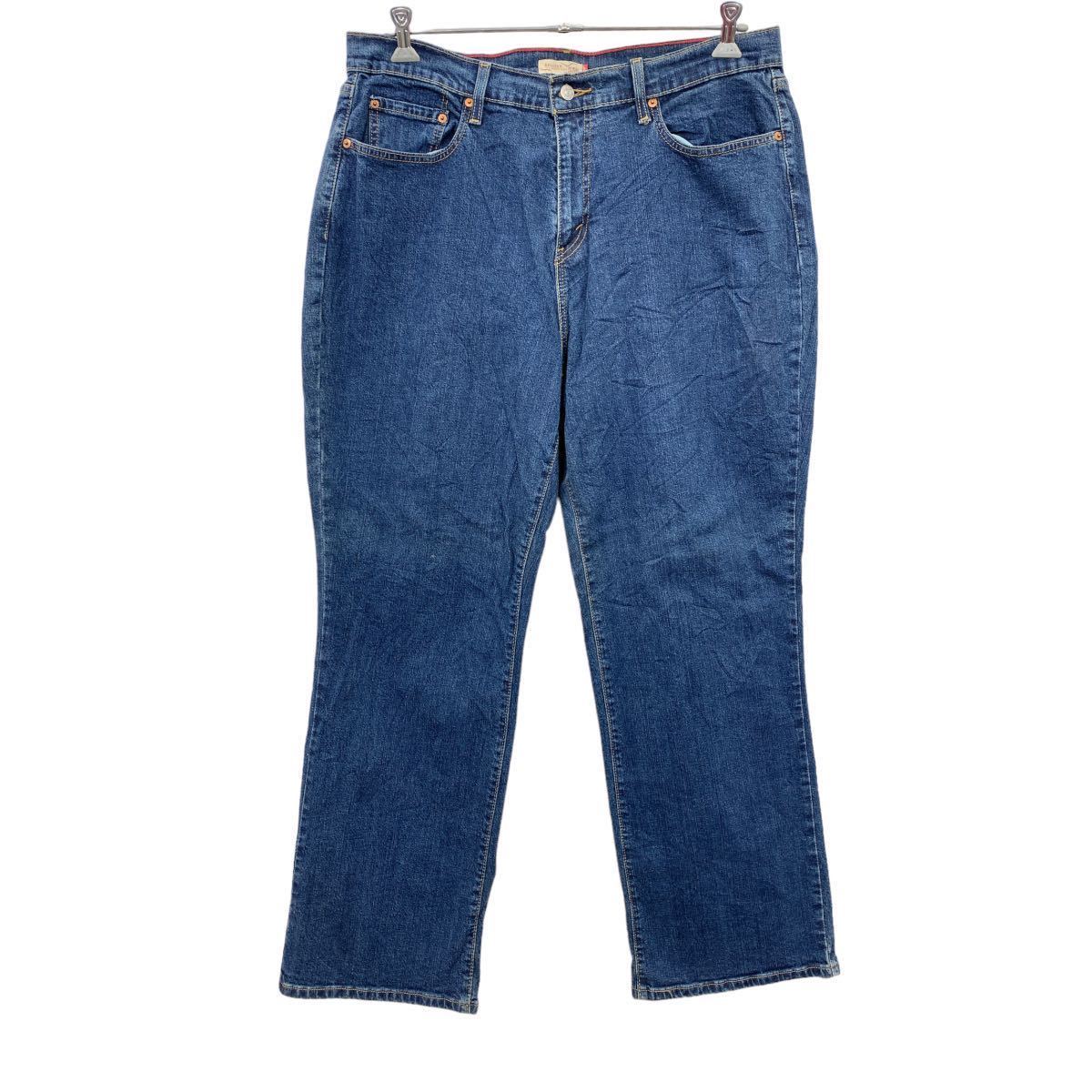 【中古】【古着】 Levi's デニムパンツ W38 リーバイス ブルー ビッグサイズ リラクスフィットブーツカット 550 古着卸 アメリカ仕入 2310-461