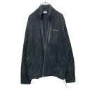 【中古】【古着】 Columbia フリース ジャケット L ブラック ライトグレー コロンビア ジップアップ ポケット 古着卸 アメリカ仕入 a510-6017