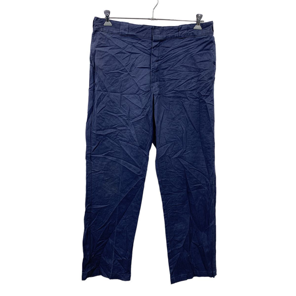 【中古】【古着】 Dickies ワーク・ペインターパンツ W37 ディッキーズ ネイビー ビッグサイズ 874 オリジナルフィット 古着卸 アメリカ仕入 2310-674