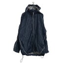 【中古】【古着】 UMBRO ナイロン ジャケット L ネイビー フーディ 古着卸 アメリカ仕入 a510-6100