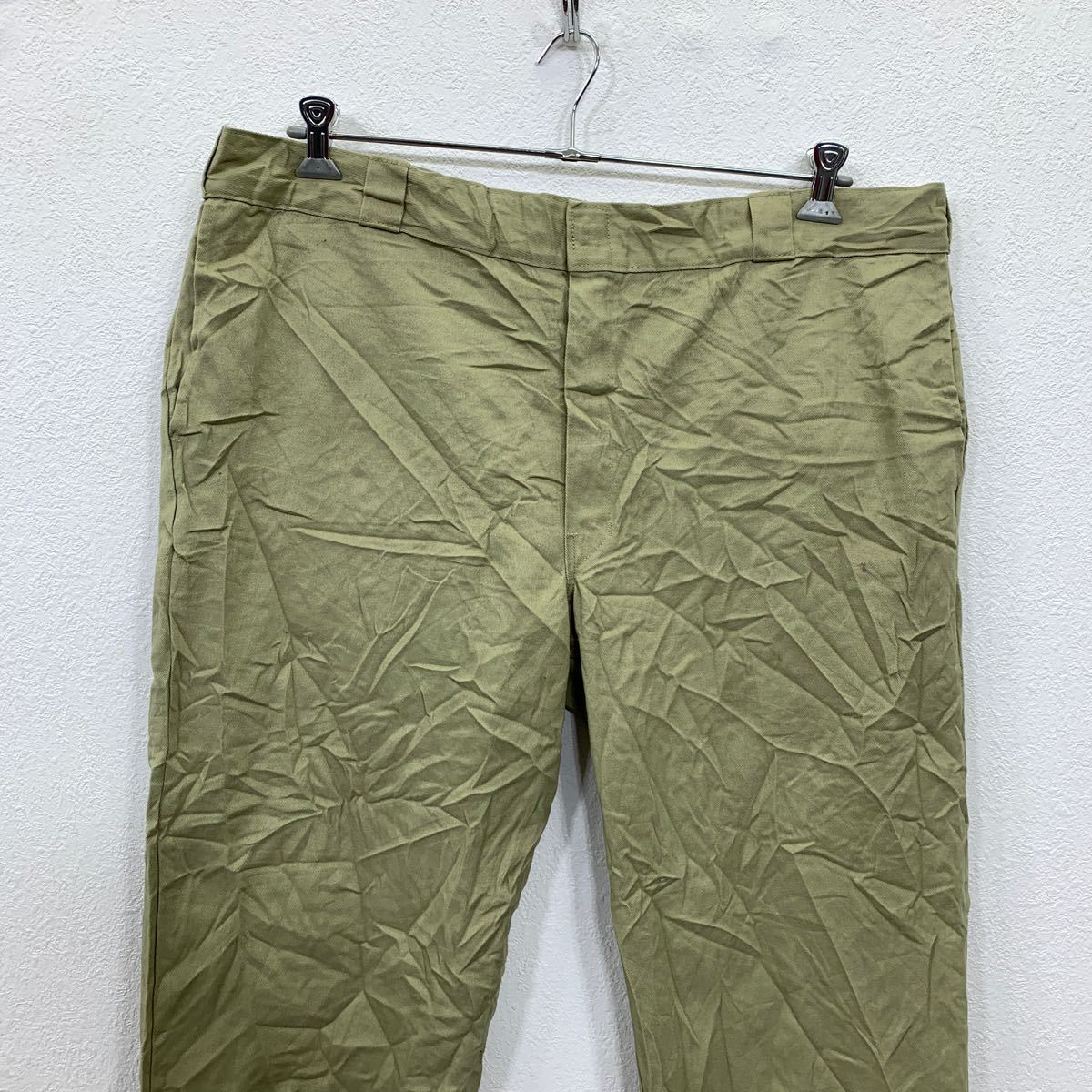 【中古】【古着】 Dickies ワーク・ペインターパンツ W42 ディッキーズ ベージュ ビッグサイズ 874オリジナルフィット 古着卸 アメリカ仕入 2310-926