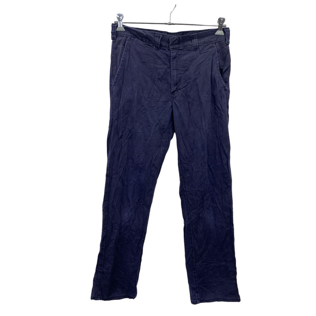 【中古】【古着】 BIGBILL ワーク・ペインターパンツ W33 ビッグビル ネイビー FR 古着卸 アメリカ仕入 2311-167