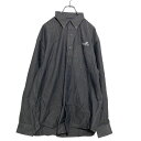 【中古】【古着】 ARDYSS 長袖 シャツ L グレー シンプル 古着卸 アメリカ仕入 a511-5108
