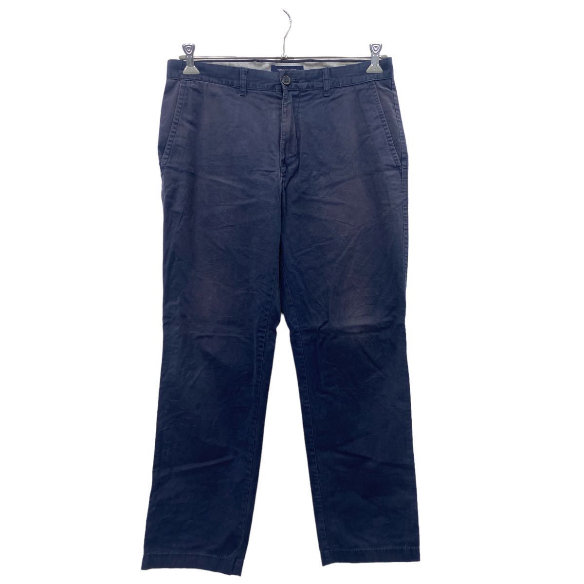 【中古】【古着】 TOMMY HILFIGER チノパンツ W33 トミーヒルフィガー ネイビー 古着卸 アメリカ仕入 2311-655